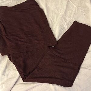CAbi Maroon M’Leggings